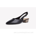 OEM Brand Shoes Genuine Leather Block heel sandals